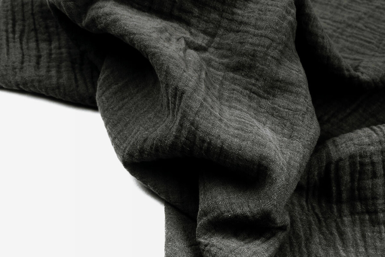 Oeko-Tex®  Hydrofiel stof Donkergrijs