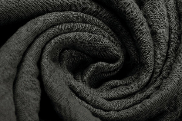 Oeko-Tex®  Double Gauze Fabric Dark grey