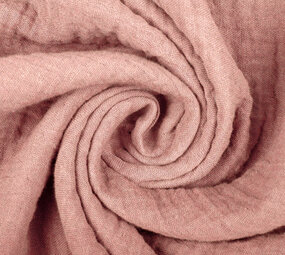 Oeko-Tex® Tessuto di Mussola Rosa Antico Oeko-Tex® Tessuto di Mussola Rosa Antico