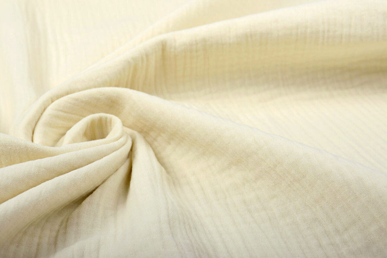 Oeko-Tex®  Baumwoll Musselin Natürlich Oeko-Tex®  Baumwoll Musselin Natürlich