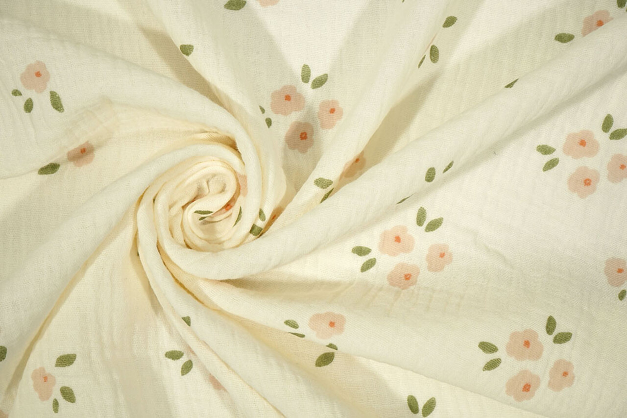 Oeko-Tex® Muselina Flores Zivou Oeko-Tex® Muselina Flores Zivou