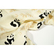 Oeko-Tex® Coton Double Gaze Panda Beer Oeko-Tex® Coton Double Gaze Panda Beer