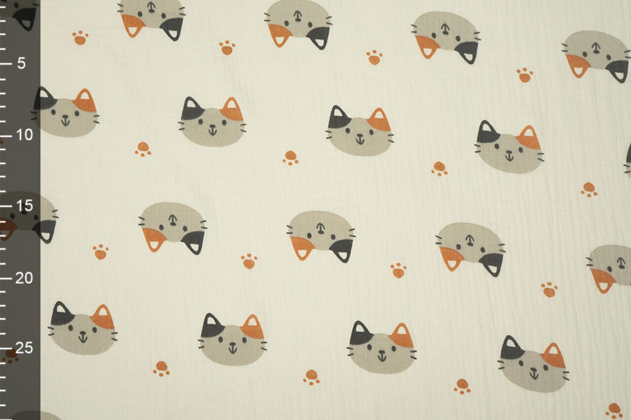 Oeko-Tex® Mussola Poezenkop Maozi Oeko-Tex® Mussola Poezenkop Maozi