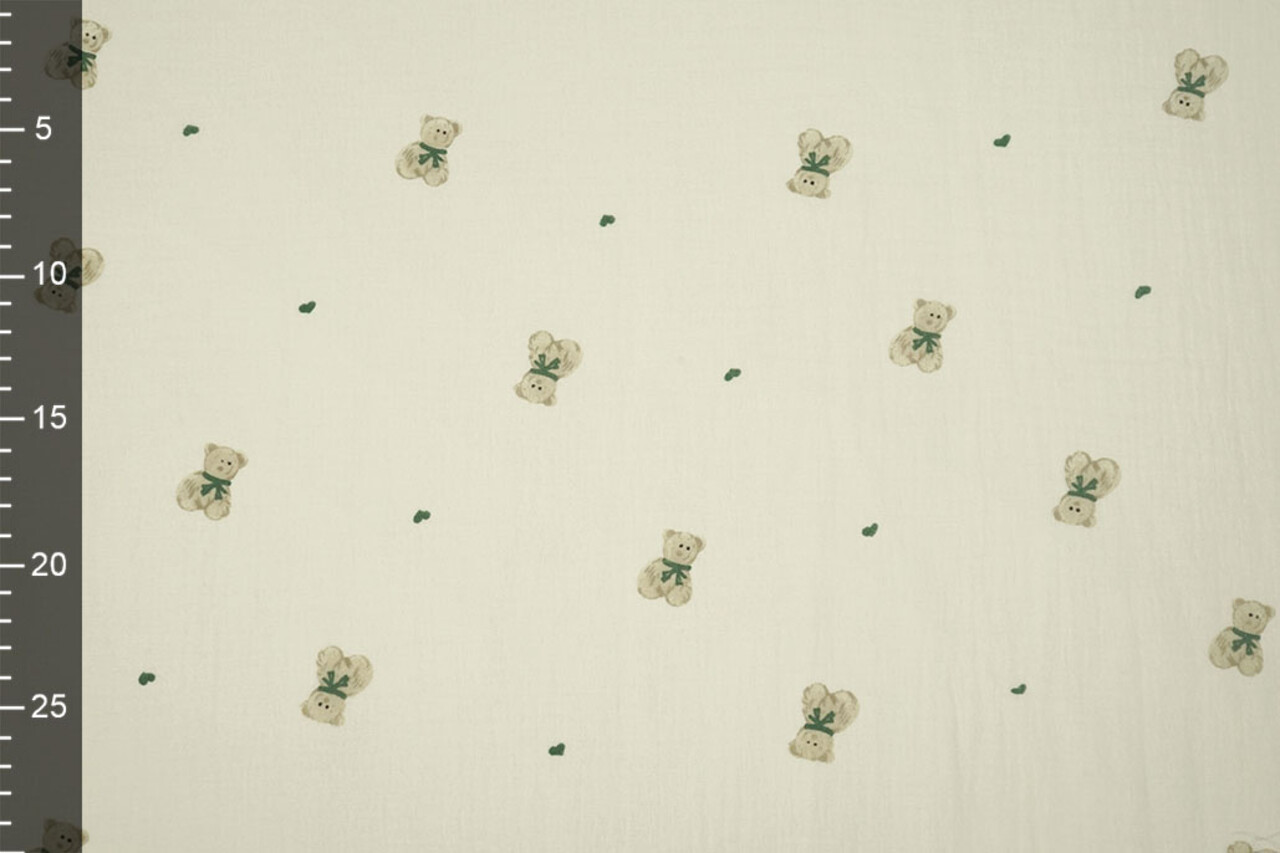 Oeko-Tex®  Baumwoll Musselin Lovely Bear