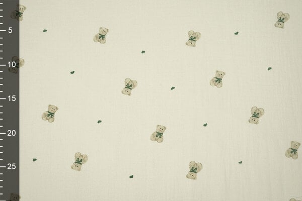 Oeko-Tex®  Baumwoll Musselin Lovely Bear