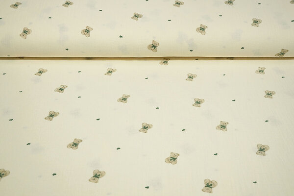 Oeko-Tex® Muselina Lovely Bear Oeko-Tex® Muselina Lovely Bear