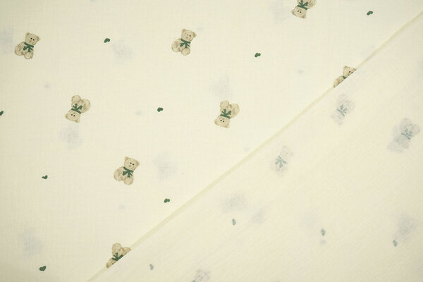 Oeko-Tex®  Mussola Lovely Bear