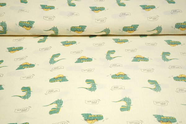 Oeko-Tex®  Hydrofiel Dino Zauri Oeko-Tex®  Hydrofiel Dino Zauri