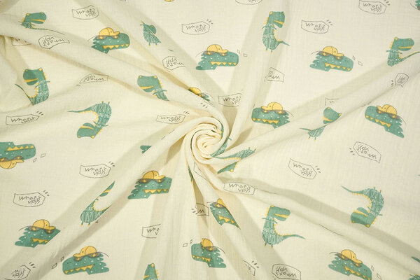 Oeko-Tex® Coton Double Gaze Dino Zauri Oeko-Tex® Coton Double Gaze Dino Zauri
