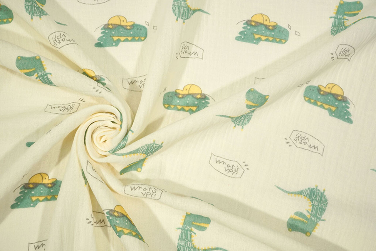 Oeko-Tex® Muselina Dino Zauri Oeko-Tex® Muselina Dino Zauri