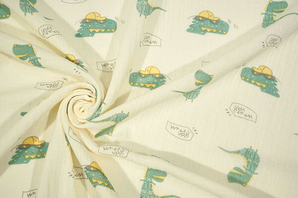 Oeko-Tex®  Double Gauze Dino Zauri