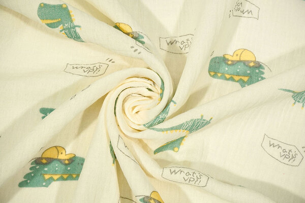 Oeko-Tex® Coton Double Gaze Dino Zauri Oeko-Tex® Coton Double Gaze Dino Zauri