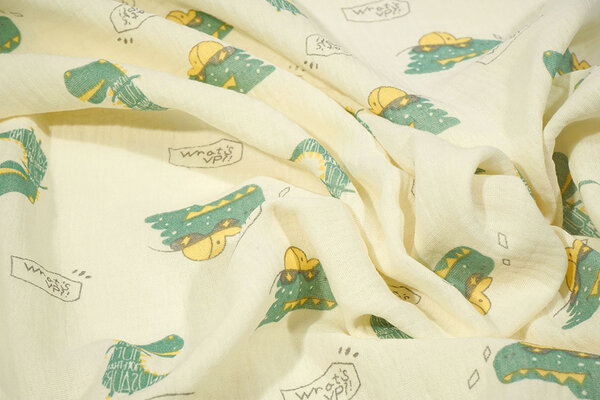 Oeko-Tex®  Double Gauze Dino Zauri