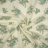 Oeko-Tex® Coton Double Gaze Dino Munchi Oeko-Tex® Coton Double Gaze Dino Munchi