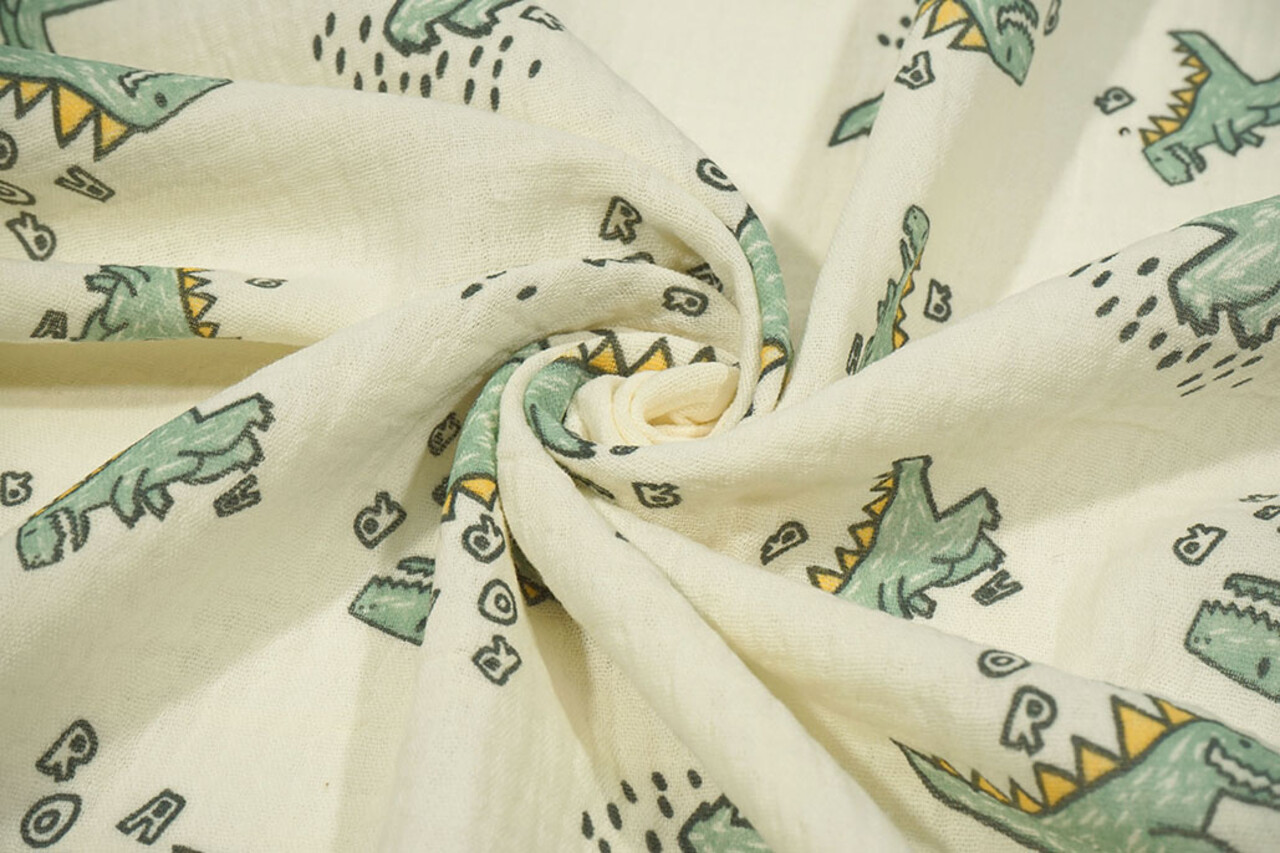 Oeko-Tex® Muselina Dino Munchi Oeko-Tex® Muselina Dino Munchi