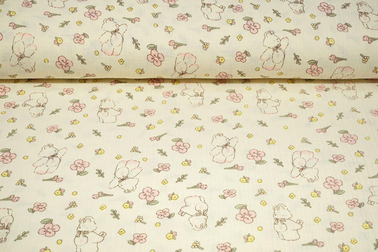 Oeko-Tex®  Baumwoll Musselin Honeyloo Oeko-Tex®  Baumwoll Musselin Honeyloo