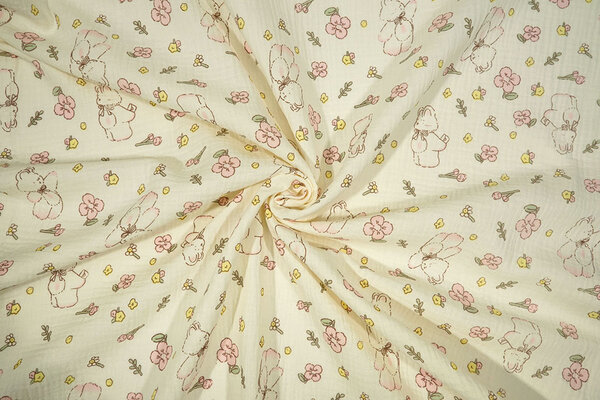 Oeko-Tex®  Baumwoll Musselin Honeyloo Oeko-Tex®  Baumwoll Musselin Honeyloo