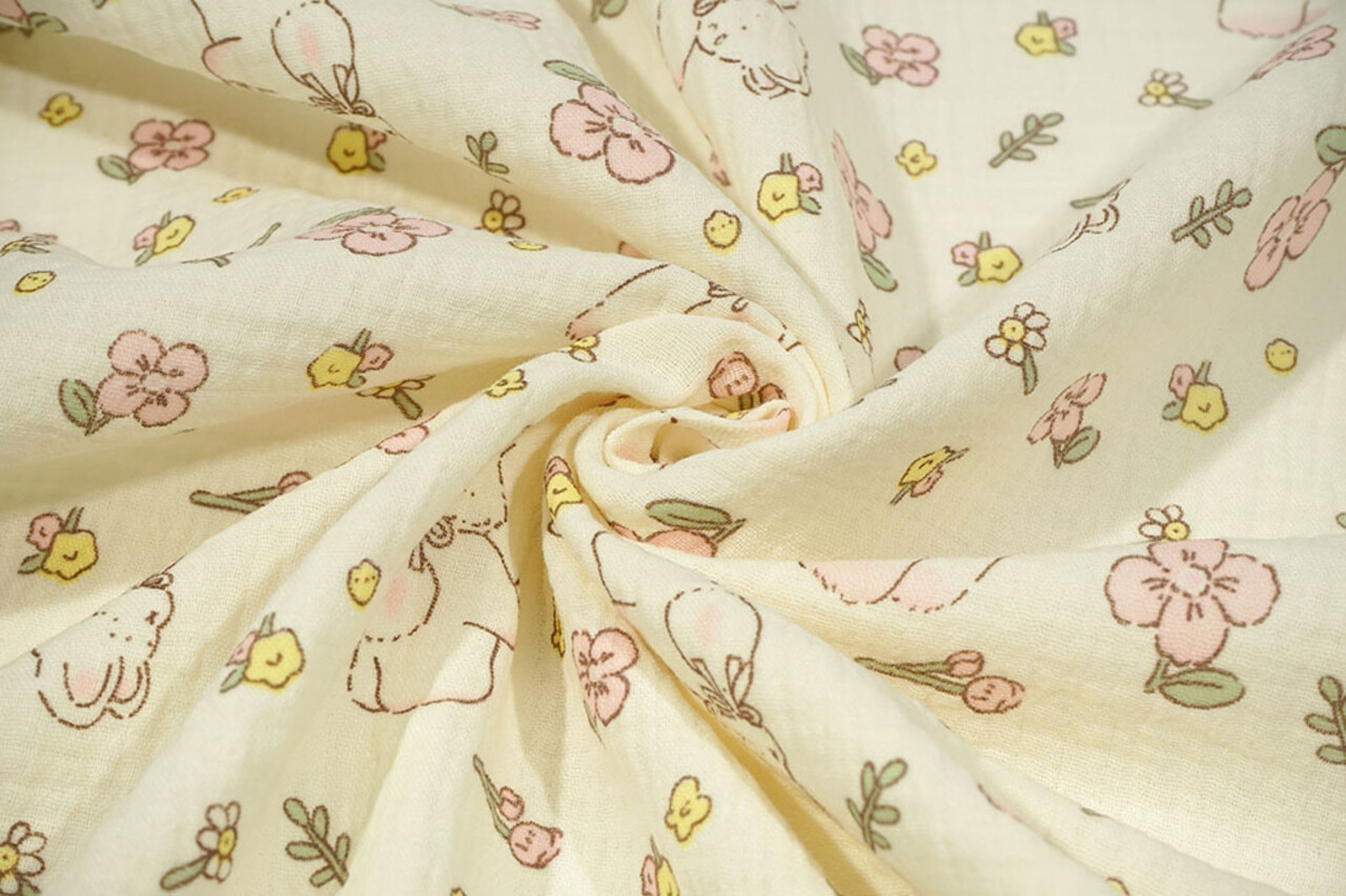 Oeko-Tex®  Baumwoll Musselin Honeyloo Oeko-Tex®  Baumwoll Musselin Honeyloo