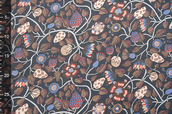 Chiffon Printed Siennaflor Navy Chiffon Printed Siennaflor Navy