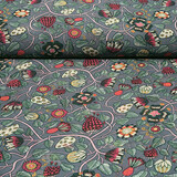 Chiffon Bedruckt Siennaflor Grau Chiffon Bedruckt Siennaflor Grau