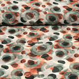 Chifón Estampado Pavora Ladrillo Chifón Estampado Pavora Ladrillo