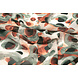 Chifón Estampado Pavora Ladrillo Chifón Estampado Pavora Ladrillo