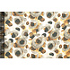 Chiffon Stampato Pavora Sabbia