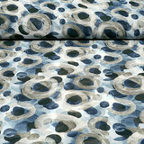 Chifón Estampado Pavora Azul Chifón Estampado Pavora Azul