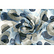 Mousseline Imprimé Pavora Bleu Mousseline Imprimé Pavora Bleu