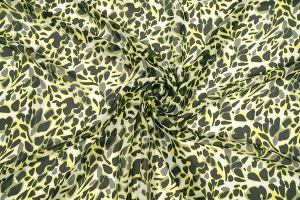Chiffon Printed Splotch Multi-2