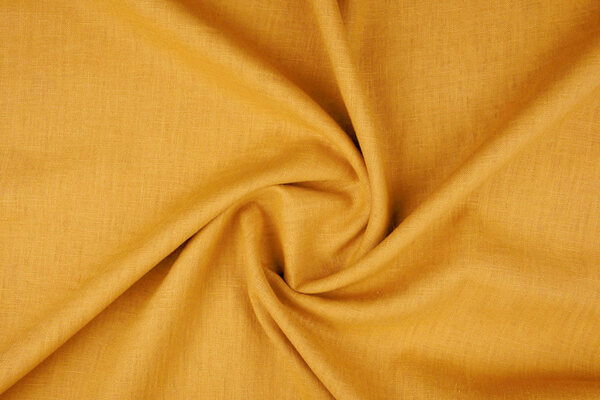 Oeko-Tex®  Washed Linen Dark Ocher