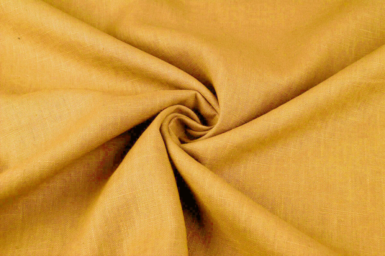 Oeko-Tex® Lin Lavé Foncé Ocre Oeko-Tex® Lin Lavé Foncé Ocre