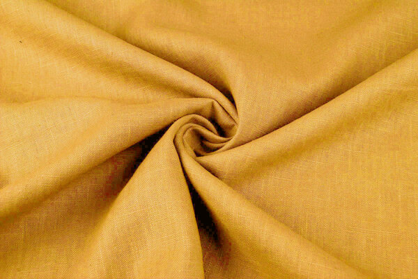 Oeko-Tex®  Washed Linen Dark Ocher