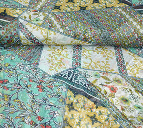 Chiffon Printed Splenda Green