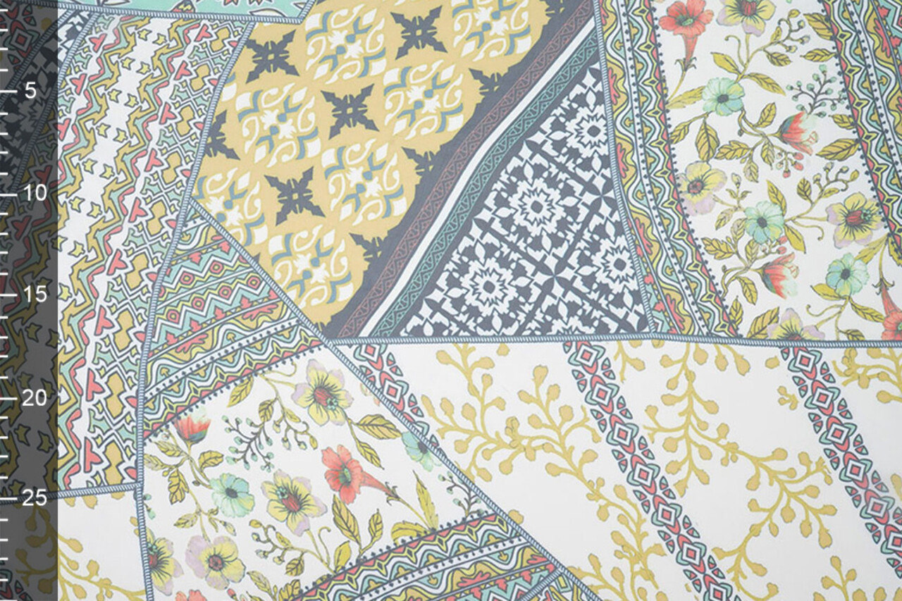 Chiffon Printed Splenda Green