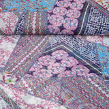 Chiffon Printed Splenda Blue Chiffon Printed Splenda Blue