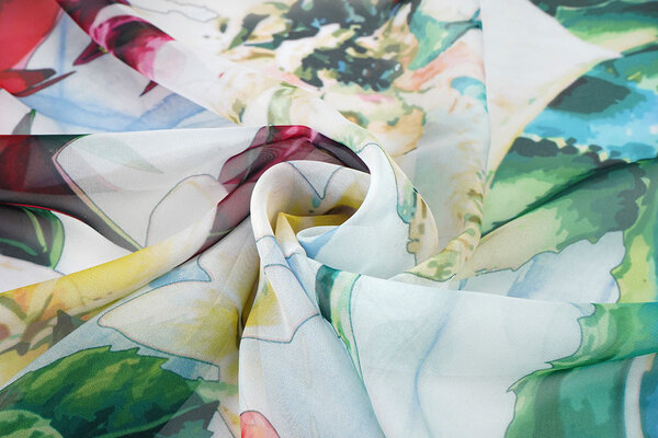 Chiffon Bedrukt Brisella Chiffon Bedrukt Brisella