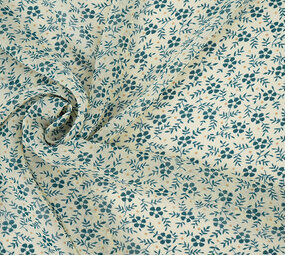 Chiffon Bedrukt Lumiessa Creme Chiffon Bedrukt Lumiessa Creme