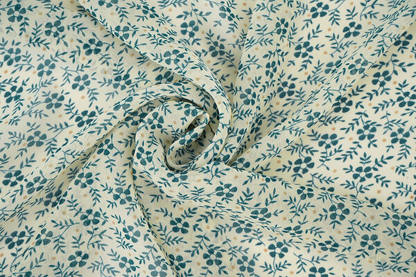 Chifón Estampado Lumiessa Crema Chifón Estampado Lumiessa Crema