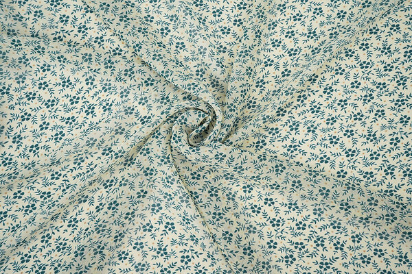 Chiffon Bedruckt Lumiessa Creme