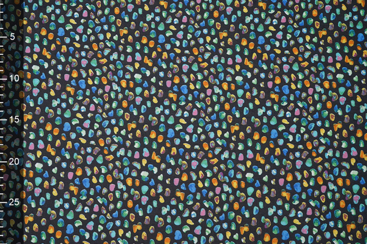 Chiffon Stampato Alunora Blu Chiffon Stampato Alunora Blu