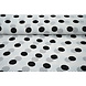Chiffon Small and Large Dots Off-White Chiffon Small and Large Dots Off-White