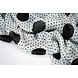 Chiffon Small and Large Dots Off-White Chiffon Small and Large Dots Off-White