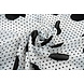 Chiffon Small and Large Dots Off-White Chiffon Small and Large Dots Off-White