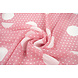 Chiffon Small and Large Dots Pink Chiffon Small and Large Dots Pink