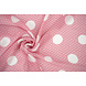Chiffon Small and Large Dots Pink Chiffon Small and Large Dots Pink