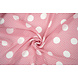 Chiffon Small and Large Dots Pink Chiffon Small and Large Dots Pink