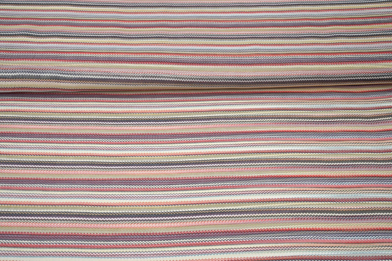 Chiffon Printed Small ZigZag Multi 1 Chiffon Printed Small ZigZag Multi 1