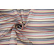 Mousseline Imprimé Petit Zigzag Multicolore 1