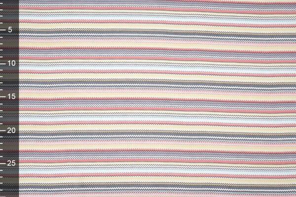 Chiffon Printed Small ZigZag Multi 1 Chiffon Printed Small ZigZag Multi 1